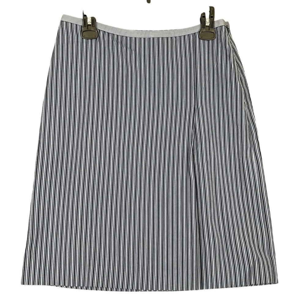 Banana Republic Skirt Size 10 Pinstripe Lined Above Knee Career Office Preppy